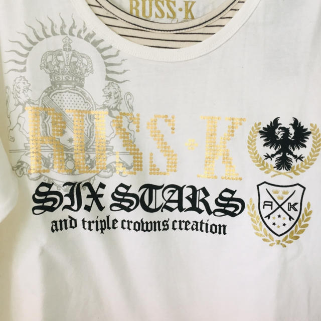 RUSS・K(ラスケー)のRUSS・K重ね着風 長袖 Tシャツ メンズのトップス(Tシャツ/カットソー(七分/長袖))の商品写真
