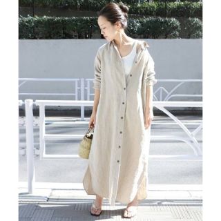 プラージュ(Plage)の完売！Plage Linen シャツワンピース(ロングワンピース/マキシワンピース)