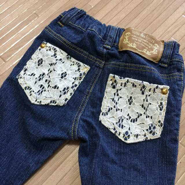 F.O.KIDS(エフオーキッズ)のサニー♡７分丈デニム キッズ/ベビー/マタニティのキッズ服女の子用(90cm~)(パンツ/スパッツ)の商品写真