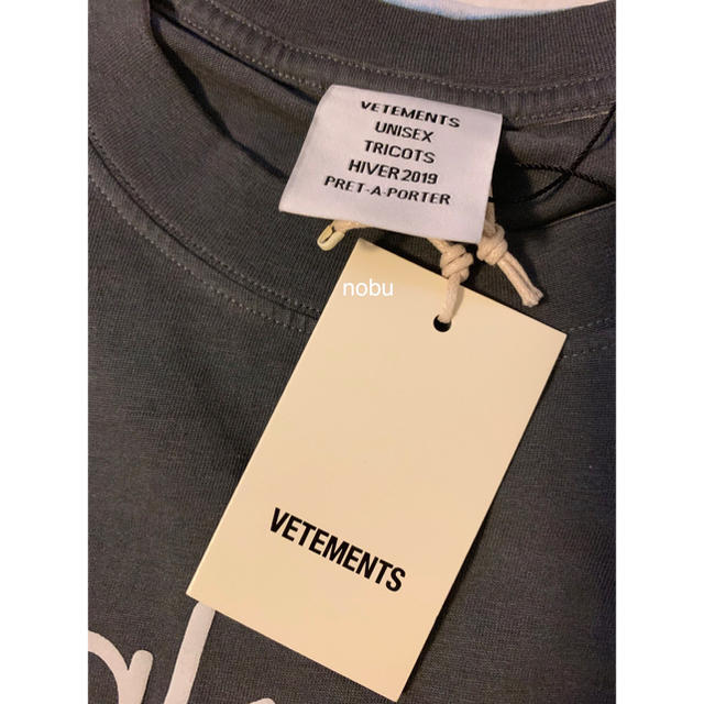 登坂着【 VETEMENTS  】 Make a difference Tシャツ