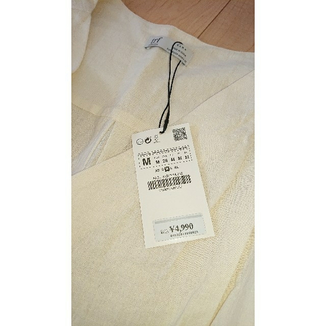 ZARA(ザラ)の新品♡ZARA五分袖ブラウス レディースのトップス(シャツ/ブラウス(半袖/袖なし))の商品写真