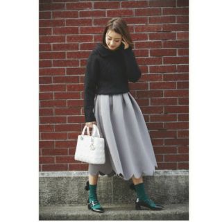 トッコ(tocco)のtocco　closet　ダイバースカート(ひざ丈スカート)