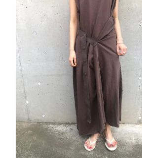 トゥデイフル(TODAYFUL)のTODAYFUL Cotton Cache-coeur Dress(ロングワンピース/マキシワンピース)