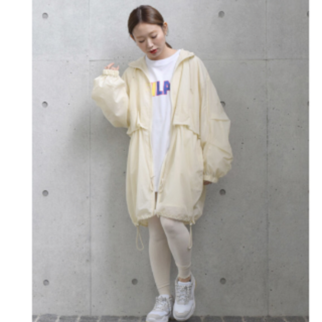 w closet - noraneco☆w closet  ハイネック袖ボリュームギャザーコート