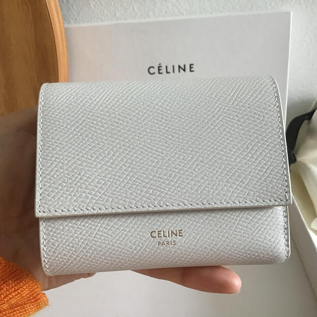 Celine Multifunction Wallet 三つ折り財布ホワイト