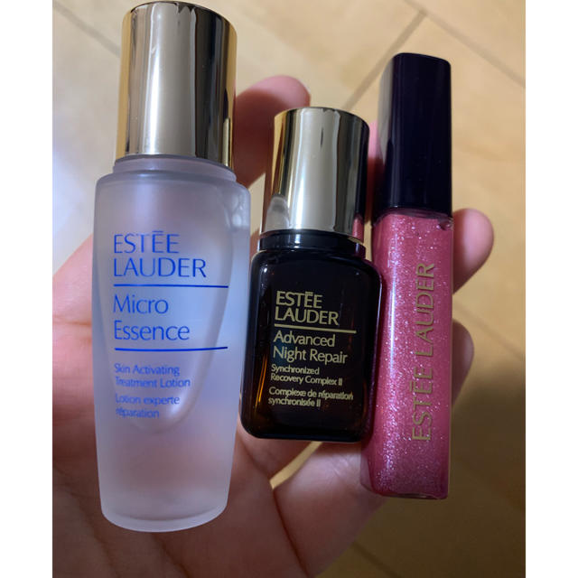 Estee Lauder(エスティローダー)の化粧水、夜用美容液とリップクロス コスメ/美容のキット/セット(サンプル/トライアルキット)の商品写真