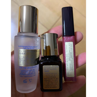 エスティローダー(Estee Lauder)の化粧水、夜用美容液とリップクロス(サンプル/トライアルキット)
