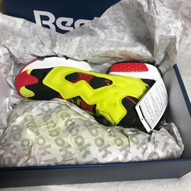 Reebok INSTAPUMP FURY OG シトロン  28cm