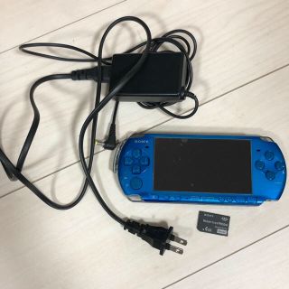 プレイステーションポータブル(PlayStation Portable)のPSP3000本体  ブルー(家庭用ゲーム機本体)