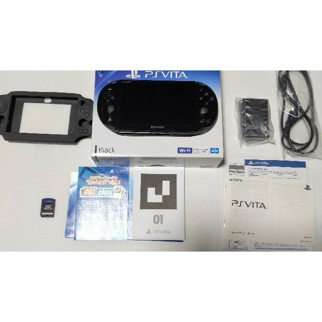 エンタメ/ホビーPSVITA本体 PCH‑2000 メモカ16GB+朧村正+本体カバー+ポーチ