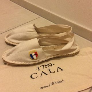 ジャーナルスタンダード(JOURNAL STANDARD)のカラ（CALA）エスパドリーユ 白 メンズ フラットシューズ  【新品】(スリッポン/モカシン)