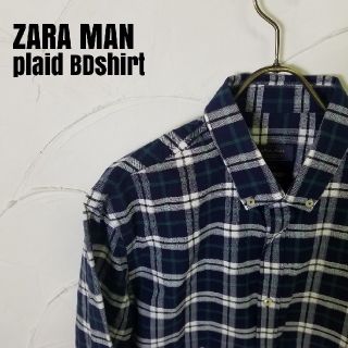 ザラ(ZARA)のZARA MAN/ザラマン 長袖 BD チェック シャツ(シャツ)