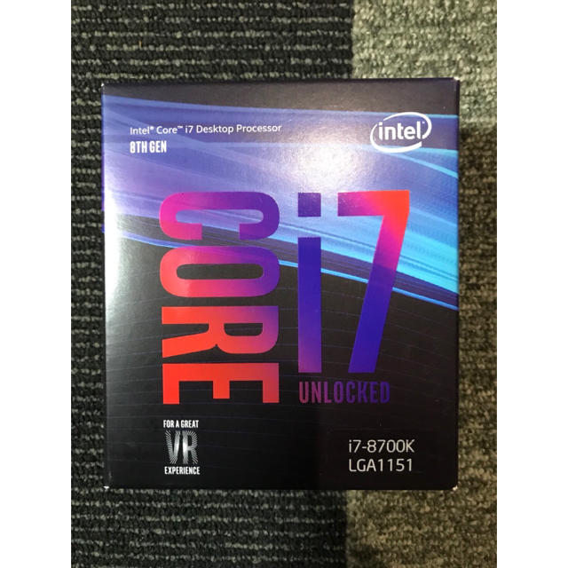 PCパーツCPU i7 8700k