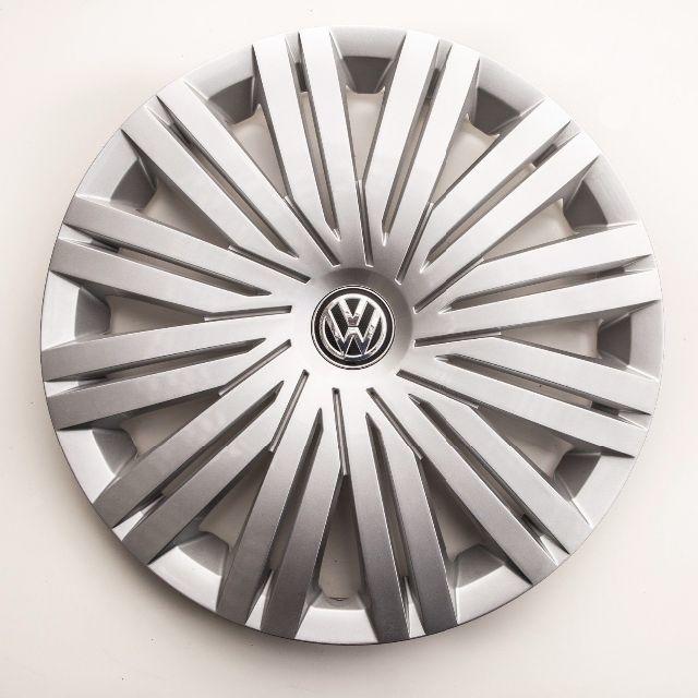 Volkswagen(フォルクスワーゲン)のワーゲン 純正 ポロ 6R 後期 ホイールキャップ 15インチ 新品 自動車/バイクの自動車(ホイール)の商品写真