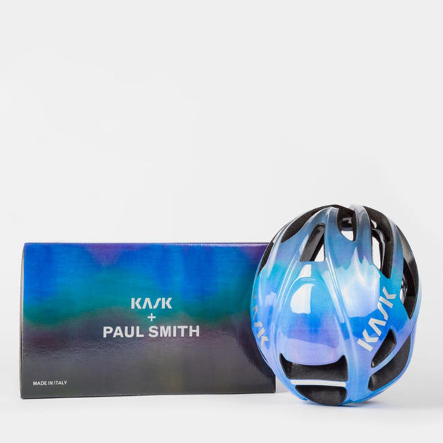 Paul Smith(ポールスミス)のPaul Smith + Kask protone ブルーグラデーション L スポーツ/アウトドアの自転車(ウエア)の商品写真