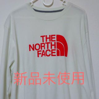 ザノースフェイス(THE NORTH FACE)の売り切り希望 新品未使用★ザ・ノースフェイス ロンT★ホワイト Lサイズ(Tシャツ/カットソー(七分/長袖))