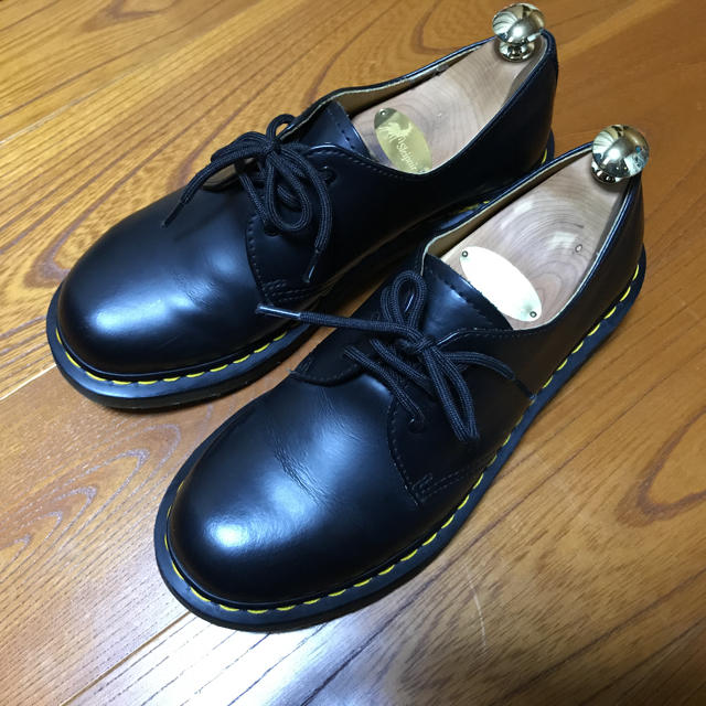 Dr.Martens ドクターマーチン 3ホール ブラック 黒 uk6 - ローファー/革靴