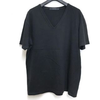 グッチ(Gucci)のGUCCI グッチ コットンVネック半袖TシャツL ブラック(Tシャツ/カットソー(半袖/袖なし))