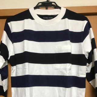 グローバルワーク(GLOBAL WORK)のボーダーTシャツ 七分袖(Tシャツ/カットソー(七分/長袖))