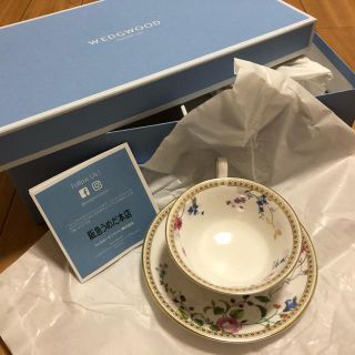 ウェッジウッド(WEDGWOOD)のウェッジウッド 新品未使用 カップ、ソーサー 2組(食器)