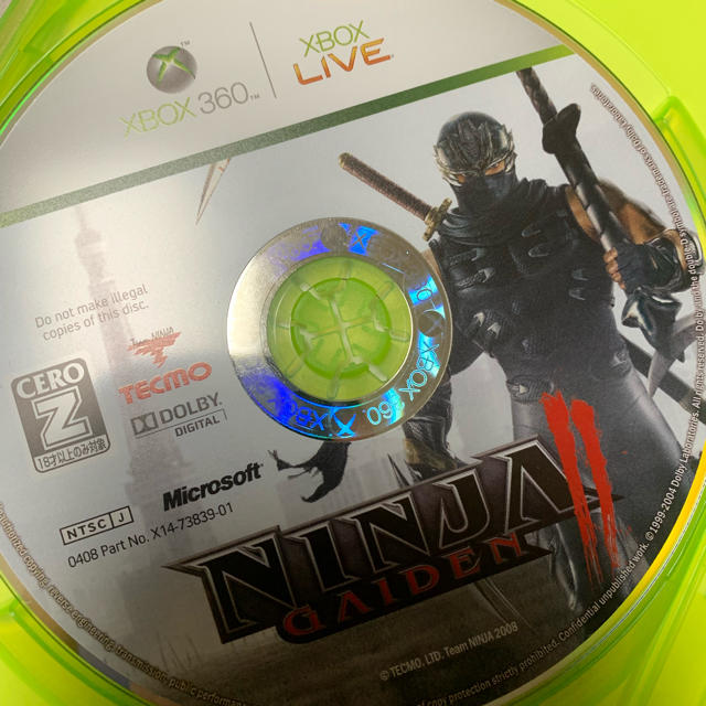 Xbox360(エックスボックス360)のxbox360 ninja gaiden 2 エンタメ/ホビーのゲームソフト/ゲーム機本体(家庭用ゲームソフト)の商品写真