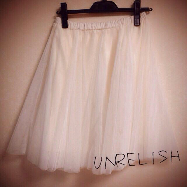 UNRELISH(アンレリッシュ)の♡チュールスカート♡ レディースのスカート(ひざ丈スカート)の商品写真