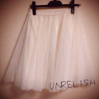アンレリッシュ(UNRELISH)の♡チュールスカート♡(ひざ丈スカート)