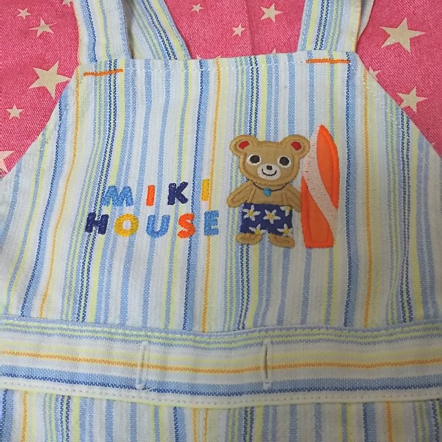 mikihouse(ミキハウス)のご確認用 ミキハウス☆サロペット 80 キッズ/ベビー/マタニティのベビー服(~85cm)(カバーオール)の商品写真