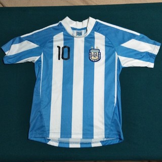 アルゼンチン　サッカー　ユニフォーム　メッシ 160 Sサイズ　未使用品(ウェア)