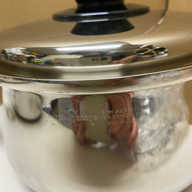 ⭐️大人気サイズ⭐️ロイヤルクイーン 【IH対応品】3コート蓋付き 未