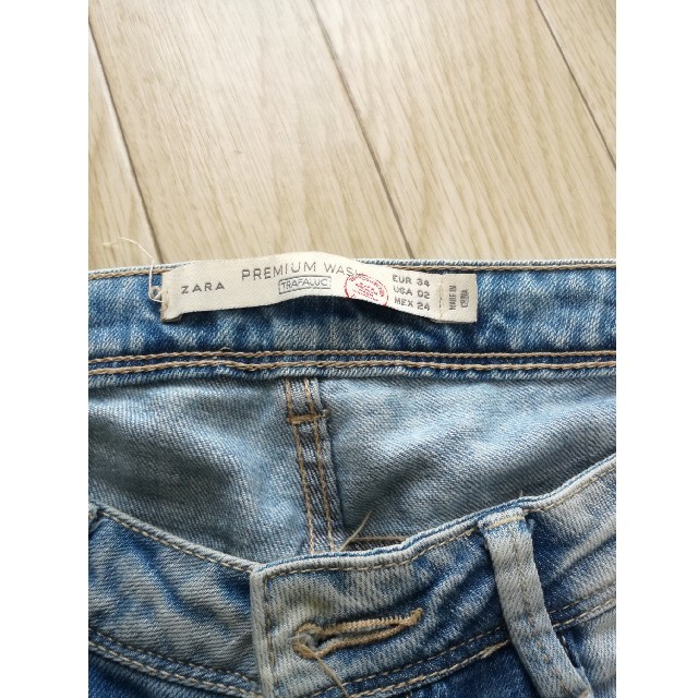 ZARA(ザラ)のZARA　ダメージデニム レディースのパンツ(デニム/ジーンズ)の商品写真