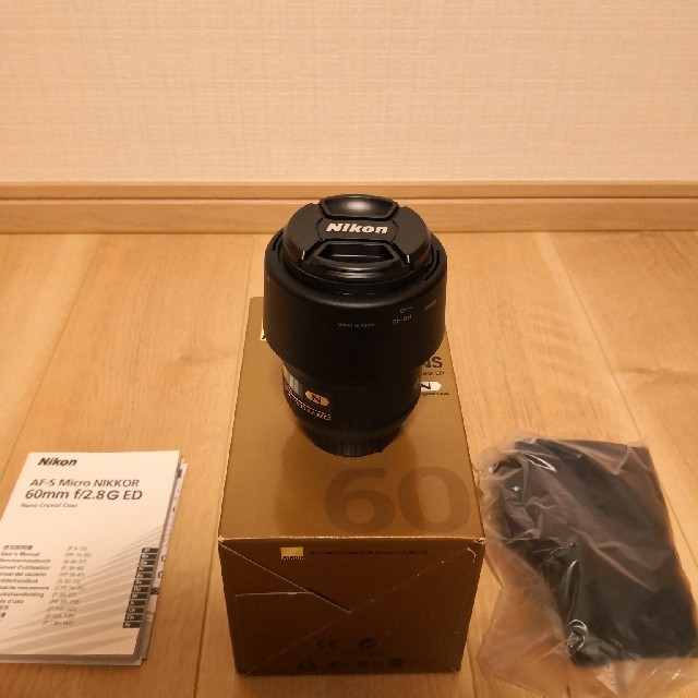 Nikon(ニコン)の[美品]AF-S MICRO NIKKOR 60mm 2.8 G ED フル スマホ/家電/カメラのカメラ(レンズ(単焦点))の商品写真