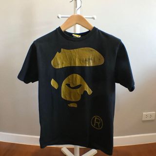 アベイシングエイプ(A BATHING APE)のBAPE 黒 Tシャツ ブラック エイプ(Tシャツ/カットソー(半袖/袖なし))