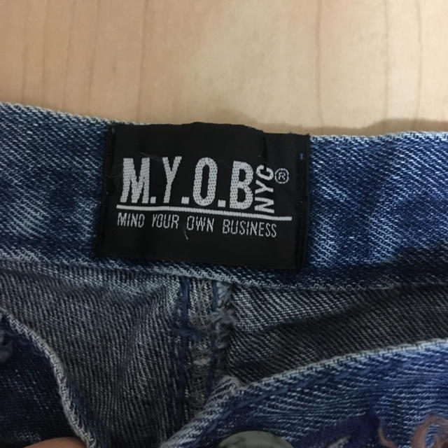 M.Y.O.B by ありさ's shop｜ラクマ デニムパンツの通販 最新品通販