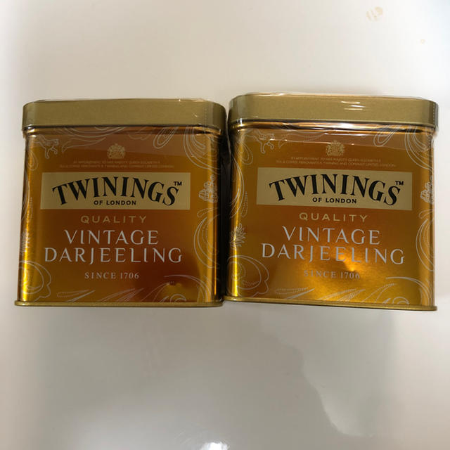 TWINING トワイニング クオリティ ビンテージダージリン 2個 食品/飲料/酒の飲料(茶)の商品写真