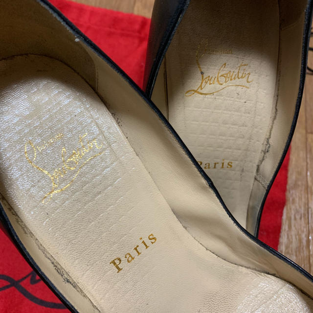 Christian Louboutin(クリスチャンルブタン)のルブタン☆オープントゥパンプス レディースの靴/シューズ(ハイヒール/パンプス)の商品写真