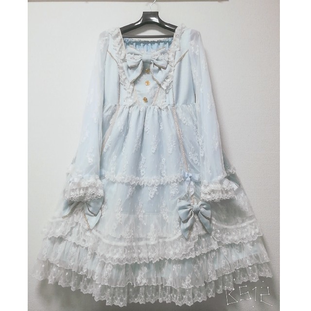 Angelic Pretty(アンジェリックプリティー)のAngelic Pretty クリスティーヌ　ワンピース レディースのワンピース(ひざ丈ワンピース)の商品写真