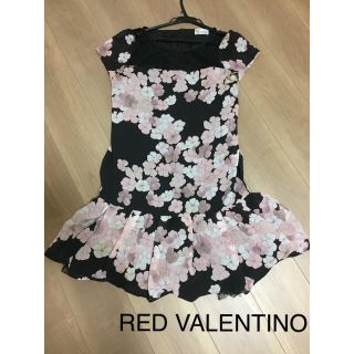 レッドヴァレンティノ(RED VALENTINO)の最終値下 極美品  RED VALENTINO ワンピース(ひざ丈ワンピース)