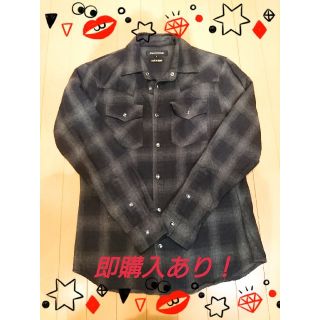 ジャックローズ(JACKROSE)の期間限定SALE!!JACKLOSE  黒チェックシャツ(シャツ)