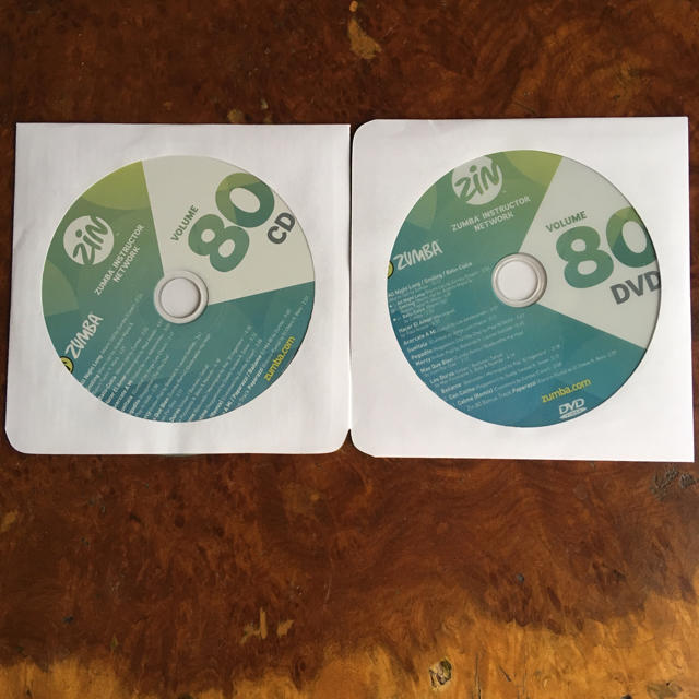 zumba zin80 DVD & CD