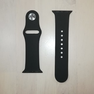 Apple watch用スポーツベルト Black　新品・送料無料♪(腕時計(デジタル))