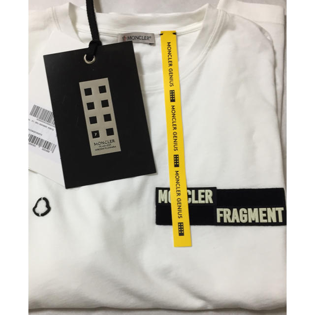 MONCLER(モンクレール)の希少XSサイズ！Moncler×Fragment モンクレール 白Tシャツ メンズのトップス(Tシャツ/カットソー(半袖/袖なし))の商品写真