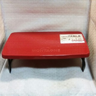 ミニテーブル 赤(折たたみテーブル)
