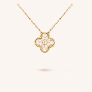 ヴァンクリーフアンドアーペル(Van Cleef & Arpels)のヴィンテージアルハンブラ ダイヤモンド(ネックレス)