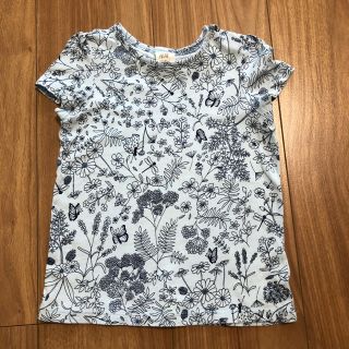 エイチアンドエム(H&M)の花柄 半袖Tシャツ(Ｔシャツ)