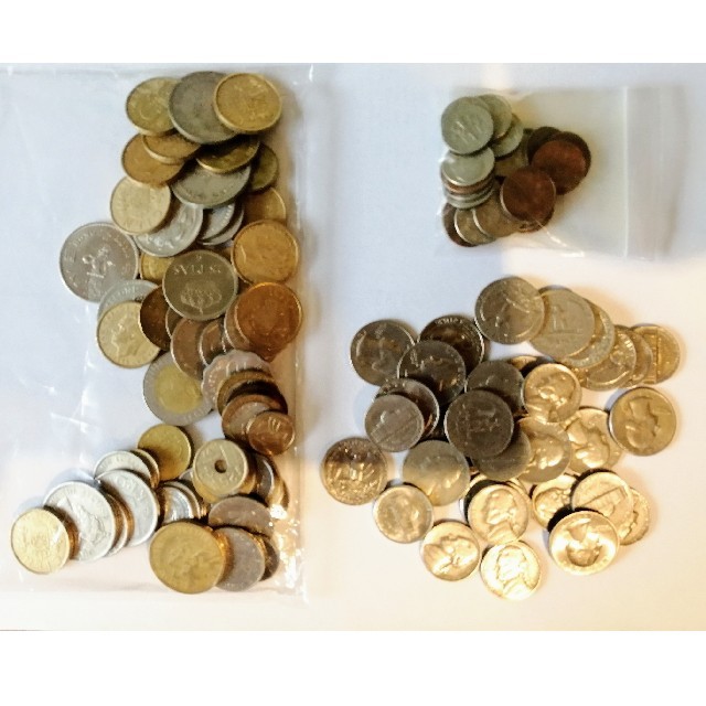 外国 海外 コイン 硬貨 多数 アメリカ 他 エンタメ/ホビーの美術品/アンティーク(貨幣)の商品写真