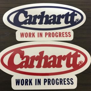 カーハート(carhartt)の【縦6.1cm横12cm】carhartt ステッカー 二枚セット(スケートボード)