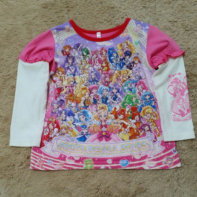 BANDAI(バンダイ)の110パジャマ３点　プリキュアオールスターズ キッズ/ベビー/マタニティのキッズ服女の子用(90cm~)(パジャマ)の商品写真