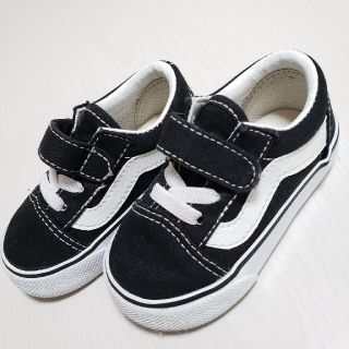 ヴァンズ(VANS)の【VANS】 OLD SKOOL BLACK 12cm(スニーカー)