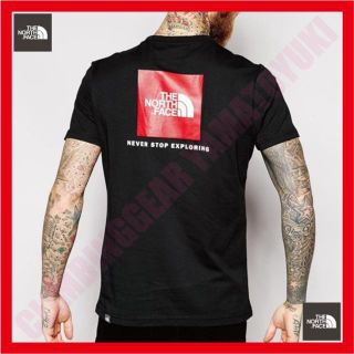 ザノースフェイス(THE NORTH FACE)の【海外】ノースフェイス　REDBOX TEE　黒　L(Tシャツ/カットソー(半袖/袖なし))